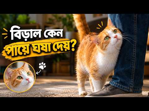 বিড়াল কেন পায়ে গা ঘষে? 🐱 আসল কারণ জানলে অবাক হবেন! | Cat Behavior Explained