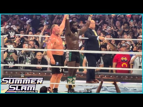 Brock Lesnar vs Oba Femi Hell in a Cell FULL MATCH - WWE Summerslam 8/1/2026