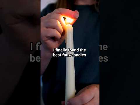 I swore I’d only use real taper candles… until these changed my mind.✨ cozydiyhome.com/amazon
