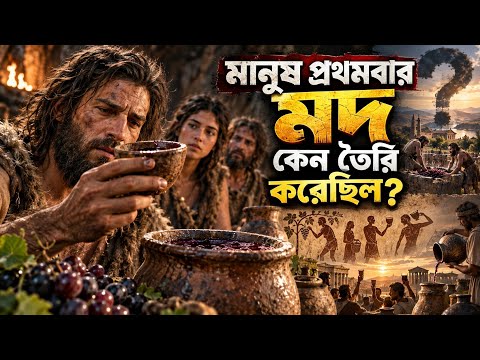 মানুষ প্রথমবার মদ কেন তৈরি করেছিল? 🍺 | ৮,০০০ বছরের পুরোনো রহস্য! | History of alcohol #history 
